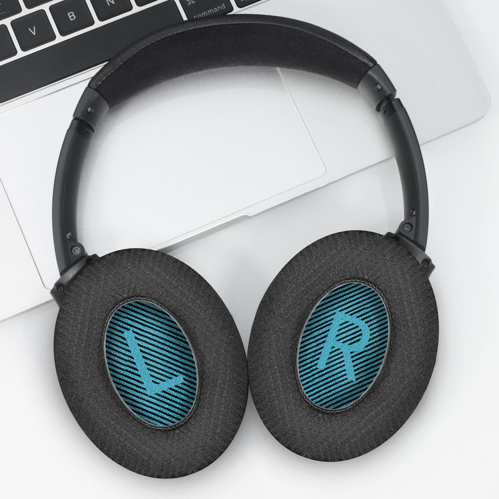 Replacement Cooling Gel Football mesh memory sponge Ear Pads Ear Pads Suitable For Bose QC35 ii QC15 QC25 AE2 Headphones