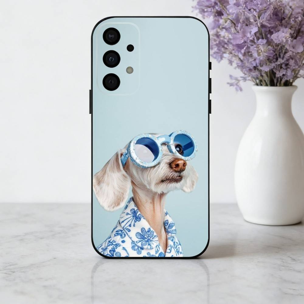 F-Funny A-Animal D-Dog-G  Phone Case For Samsung Galaxy A73,A72,A71,A70,A53,A52,A51,Soft Silicone Black Cover