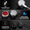 USB-Ladehundehalsbandlicht Wasserdichte Rücklichter Langlebige Fahrradlichter Outdoor-Aktivitäten