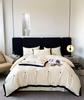 Simple light luxury Class A maternal and infant grade 4pcs set embroidered quilt cover bed sheet sleeping naked bedding 3pcs set