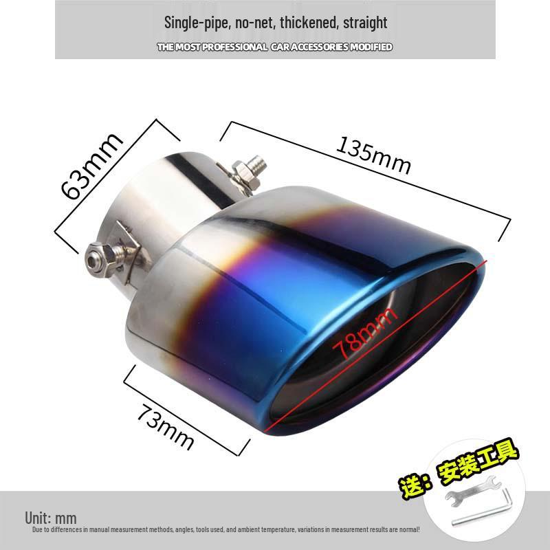 2013-2021 Mitsubishi Outlander Dual-Exhaust System: Dual-Pipe, Single-Outlet for Exhaust Modification