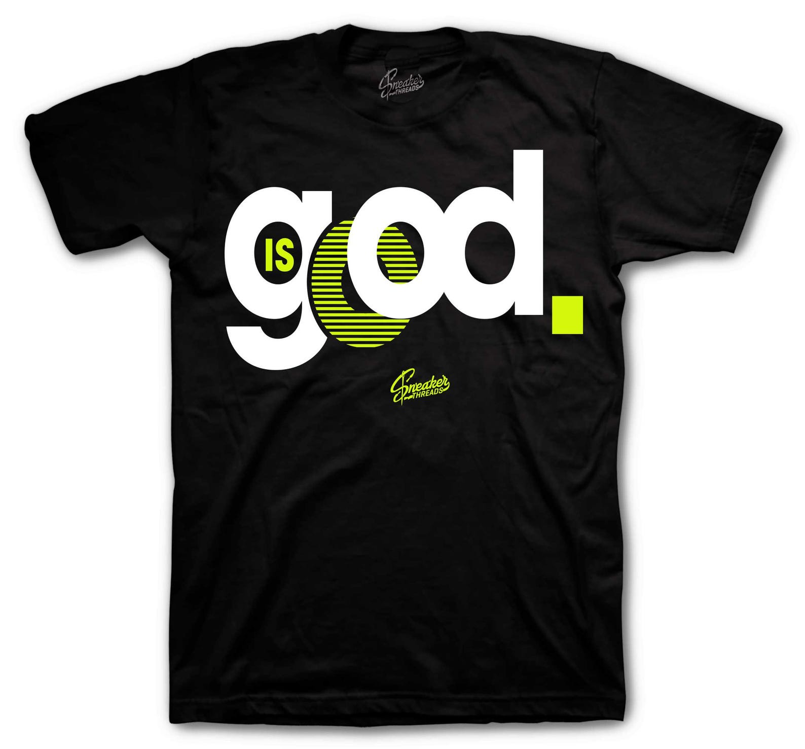 God Is Good To Match Foamposite Voltage - Matches Black Volt Foams 2XL