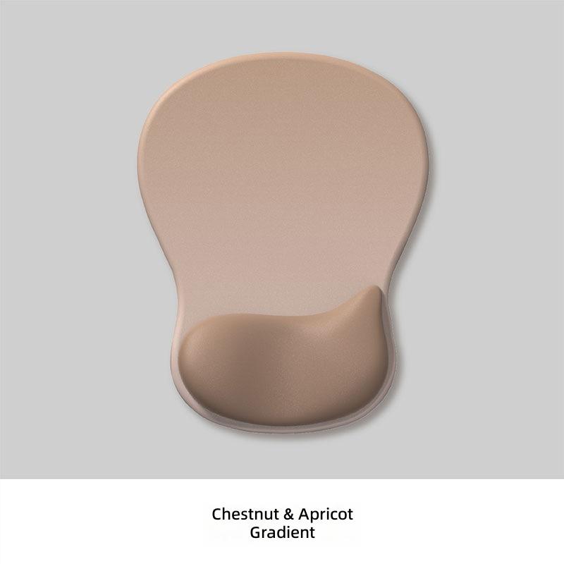 Gradient Simple Thickened Anti-Slip Ergonomic Computer Mouse Pad with Wrist Rest and Silicone Mouse Mat