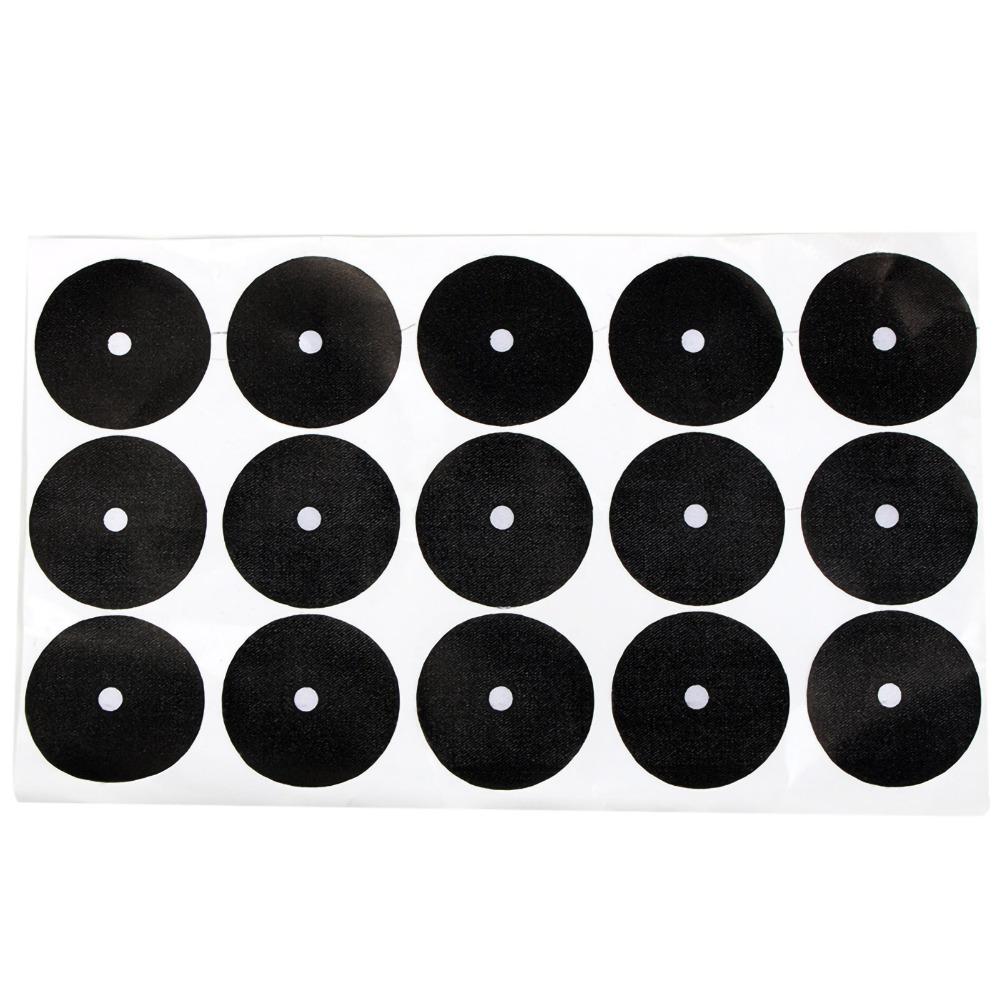 15PCS,100PCS 35MM White Ball Locator Black Billiard Point Sticker  Billiards Practice