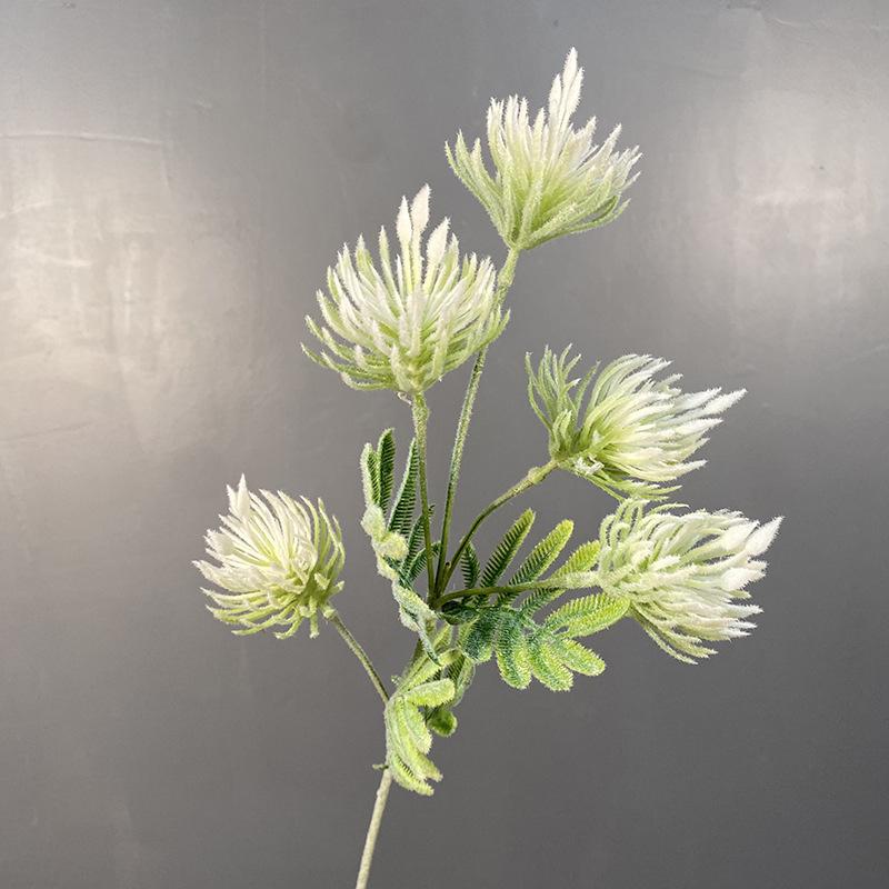 

Single Simulated Flower, Plastic, Mimosa Simulated Flower,Wedding Flower,Hotel and Restaurant Decoration Green Plant Fake Flower