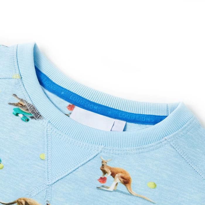 Sweatshirt pour enfants mélange bleu clair 92/104/116/128/140