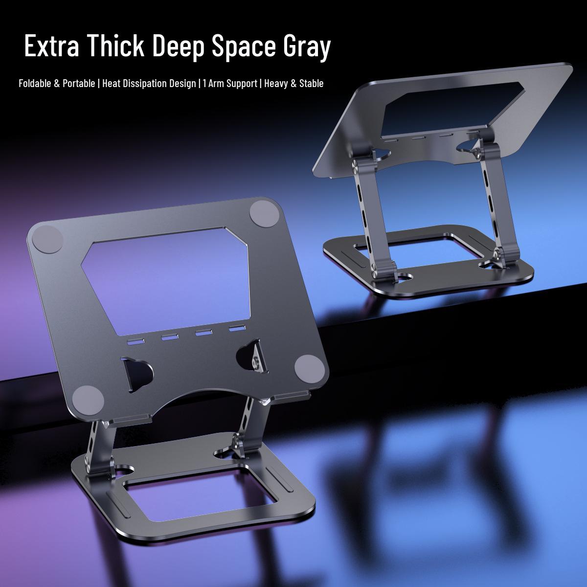 360° Rotating Foldable Laptop Stand with Cooling Feature