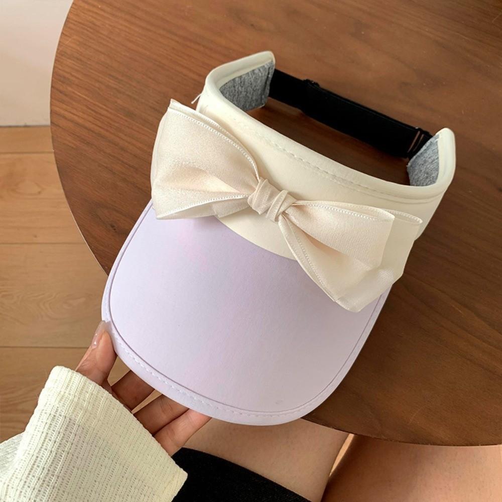 New Breathable Women Sun Hat UV Resistant Adjustable Wide Brim Visor Cap Large Brim Anti-UV Sun Protection Cap Sports фиолетовый