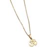 304 Stainless Steel OM Yoga Pendant Necklace for Women