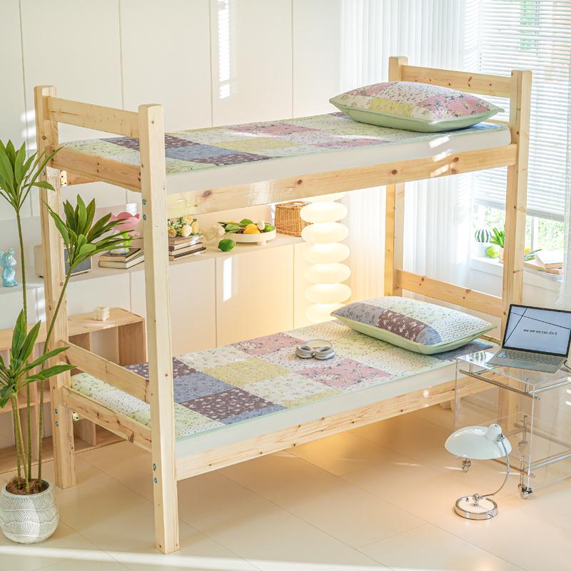 (Student Season) Small Fresh Printed Cotton Bed Cover Student Bed Cover