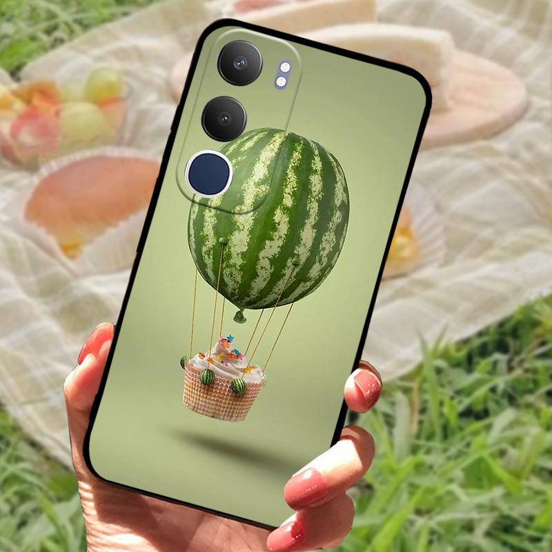 For Vivo Y19s Case V2419 New Fashion Color Painted Silicone Phone Cover For VIVO Y19S 4G Shockproof Protective Coque Bumper
