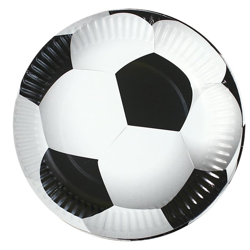 Football-Themed Birthday Party Decoration & Tableware Set