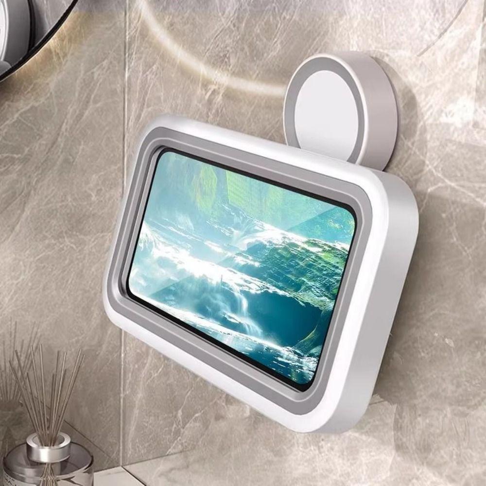Adjustable Waterproof  Phone Mount Stand Rotatable Shower Phone Bracket  Bathroom Use