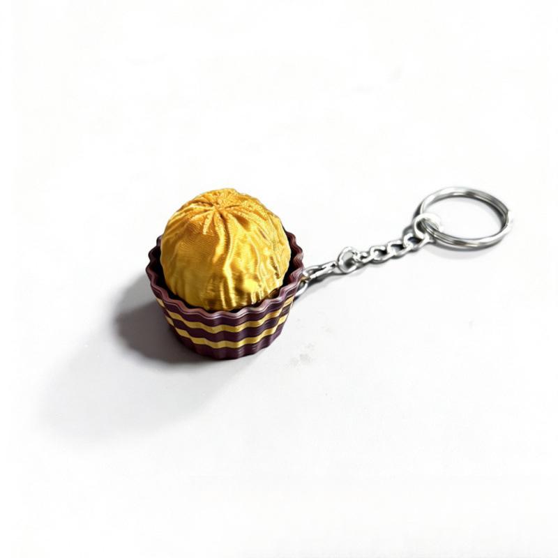 Simulated Chocolate Keyboard Keychain Fidget Toys Push Stress Relief Sensory Toys 3D Chocolate Keyboard Clicker For Kids Adults