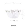 ZISIZ Gold-Edged Fruit Petal Plate