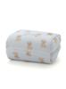 Toy Poodle Pattern Square Pouch PWGB251648 BLU [Gelato Pique]