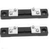 WINGONEER 2Pcs 50A 75MV DC Current Shunt Resistor for DC Ampere Panel Meter FL-2