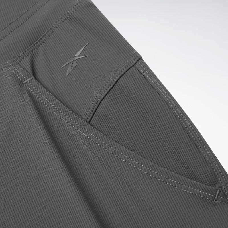 Reebok Solid Color Sun Protection Breathable Straight Leg Knit Sports Pants Women bottoms Black 23RCS612WGH1