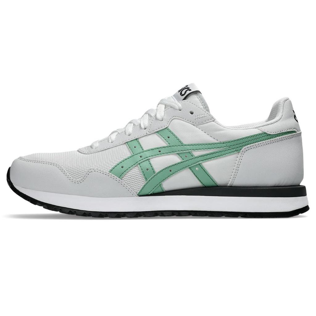 ASICS Tiger Runner II Sneakers 1203A612 Unisex Size 100 cm 2E (White/Dark Mint) 28.0
