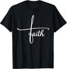 Faith Cross Christian T-Shirt for Easter and Christmas Celebrations