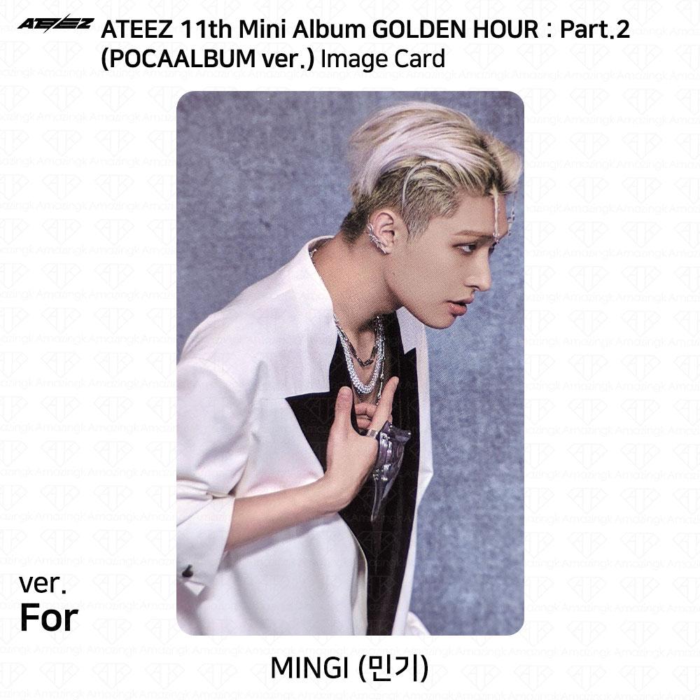 ATEEZ The 11th Mini Album Golden Hour Part.2 POCAALBUM Photocard FOR VER