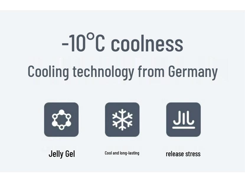 Breathable Cooling Gel Seat Cushion for Office Chair & Car - Ideal for Long Sitting