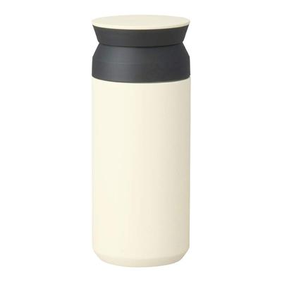 KINTO Reisebecher 350ml Vakuum hält Getränke heiß oder kalt Weiß, doppelwandige Isolierung, (20932)