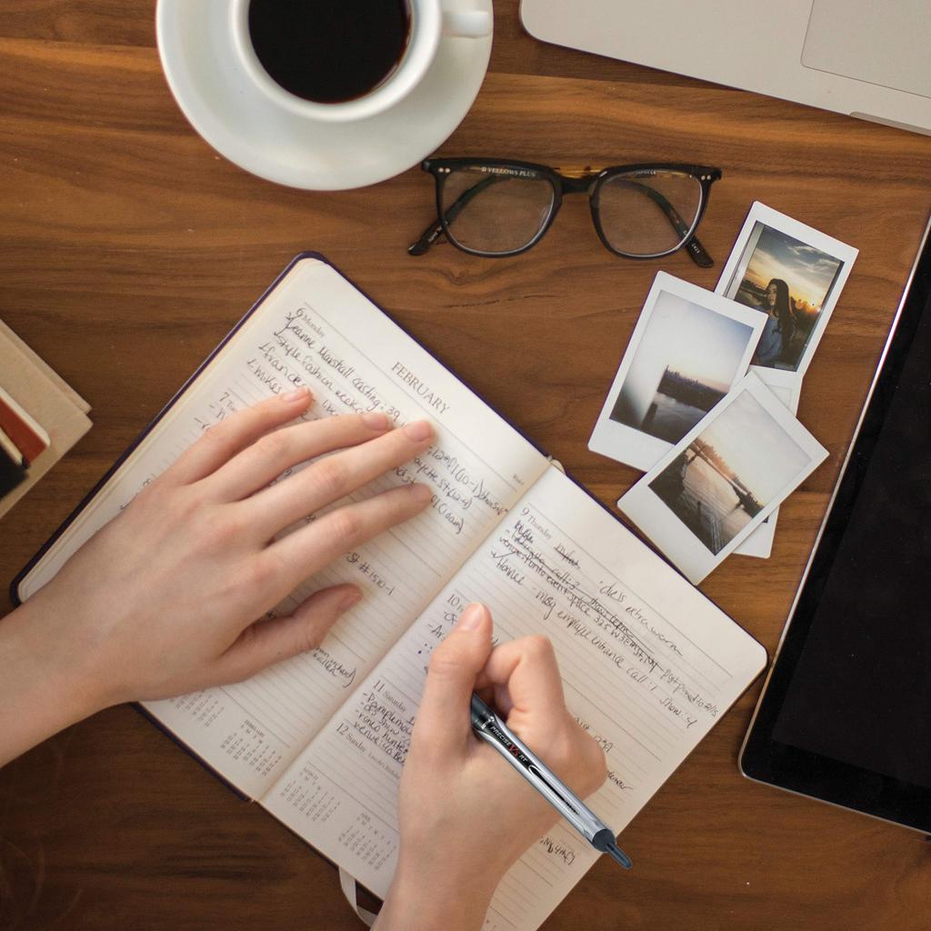 PILOT V5 RT Retractable Liquid Ink Ballpoint Extra Fine Black 6 Pens Refillable, Pen, (0.5mm), Ink, (13613)