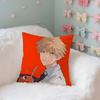 Chainsaw Man I Wanna Feel Some Tits Case Plush Fabric Soft Pillowcase Double Sided Print Cushion Cover Household Gifts