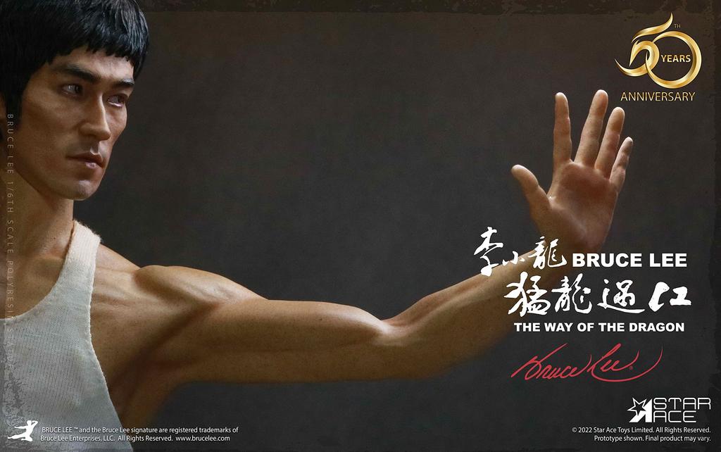 Star Ace Toys Bruce Lee Statue Deluxe Scale Polyresin Painted Finished Figure 1/6 Ver. 1/6
