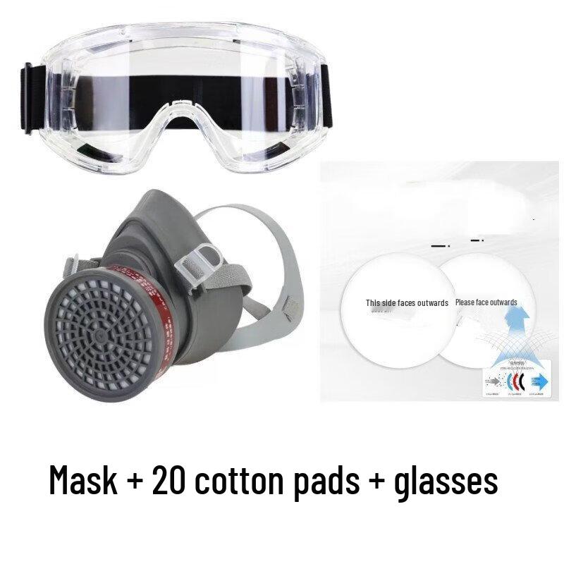 Brangdy Full Face Gas Mask Respirator Kit