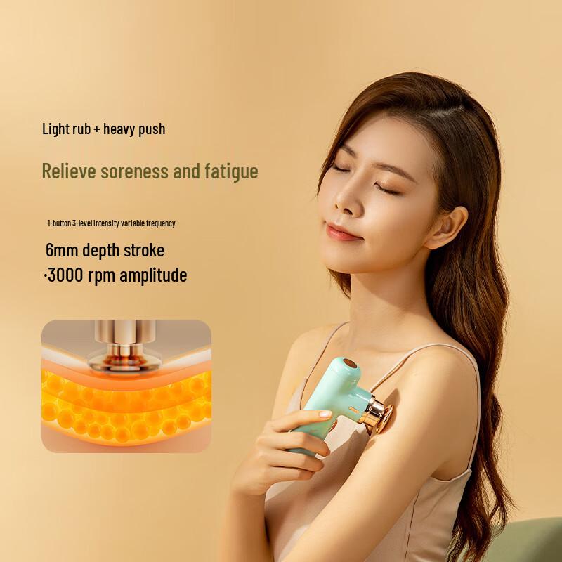 YeXiaoshou Mini Electric Muscle Fascia Gun CN plug (adapter included)