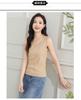 Knitted Vest: Summer Casual Versatile Thin Round Neck Solid Color Sleeveless Women's Top