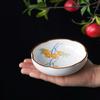 Refreshment Dish Chinese Fruit Dessert Plate Small Dish Jingdezhen Underglaze Color Ceramic Tea Tray Hand Painted Tableware