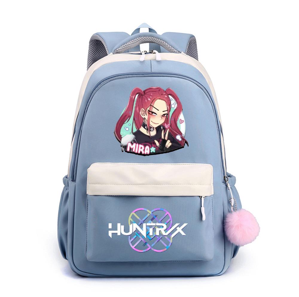 Anime K-Pop Τυπωμένη Σακίδιο Πλάτης Μεγάλης Χωρητικότητας για Έφηβη Μαθήτρια Μαθητή Σχολική Τσάντα Τσάντα Βιβλίων Δώρο Παιδιού Γυναικεία Αδιάβροχη Τσάντα Ταξιδιού Mochila