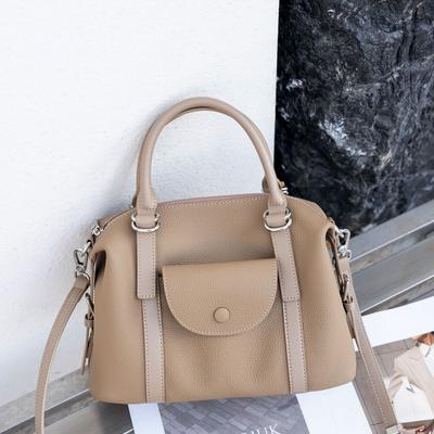 Cowhide Shoulder Women's Bag Compartment Large Capacity Shoulder Crossbody Women's Fashion Trend Simple Practical Shell Bag