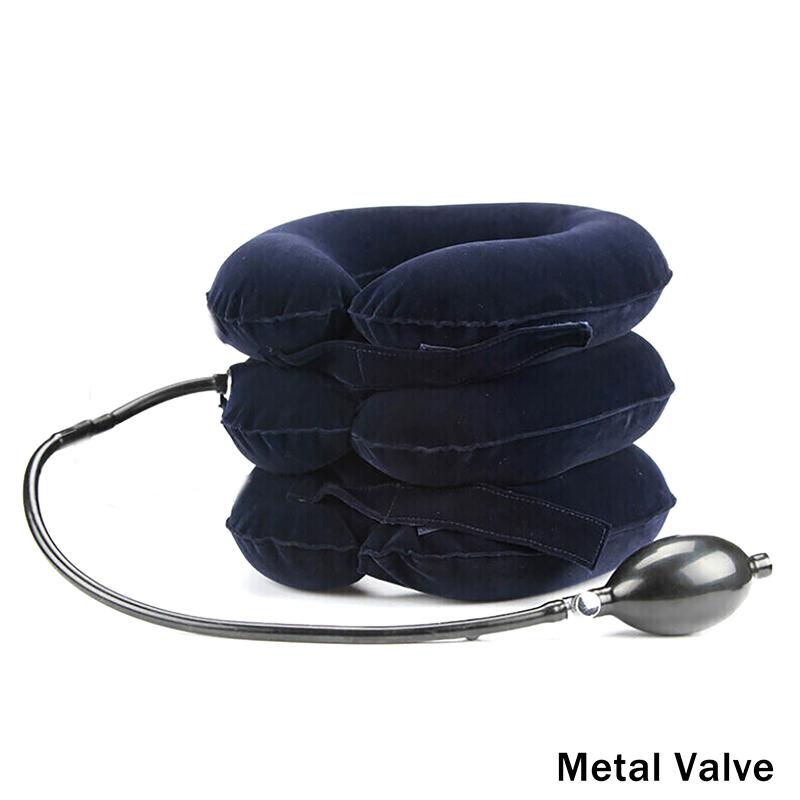 Comfortable Inflatable Air Neck Stretcher Cervical Neck Traction Brace Neck Massage Office For Home Relief Decompression