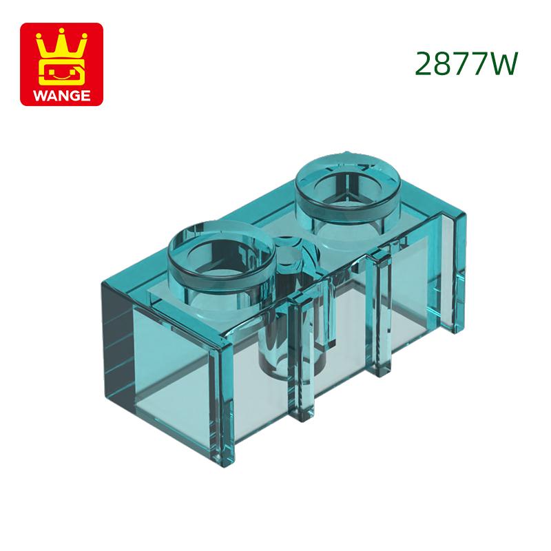 Non-Toxic 200Pcs/Lot 2877W Modified Vertical Grain 1X2 With Grille Fluted Block Moc Accessories Compatible With Brick Parts Toys