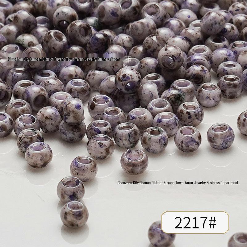 4mm Picasso Glass Seed Beads for DIY Jewelry: Bracelet, Necklace, Ring Accessories