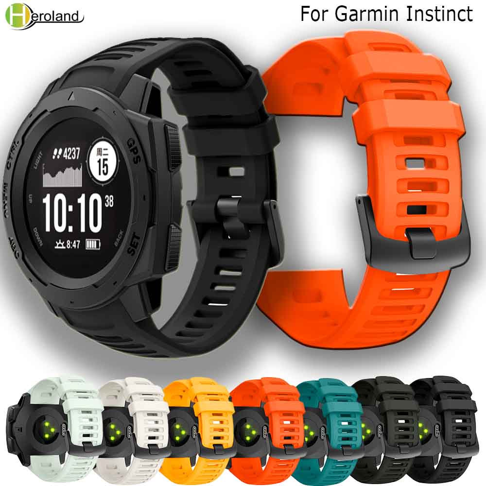 22mm Silikonový řemínek na hodinky Náramek Pásek na hodinky Pro Garmin Instinct Chytré hodinky Sportovní Náhradní Náramek pánské hodinky dámské