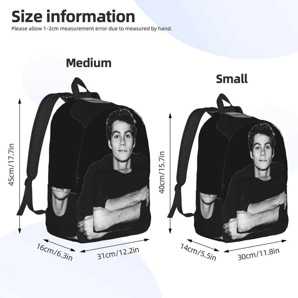 Dylan Obrien Actor Backpack for Men Women Fashion High School Business Daypack  College Shoulder Bag Gift