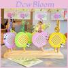 Fruit Magnetic Steel Balls Keychain With Mango Apple Peach Design For Cute Gift And Decoration