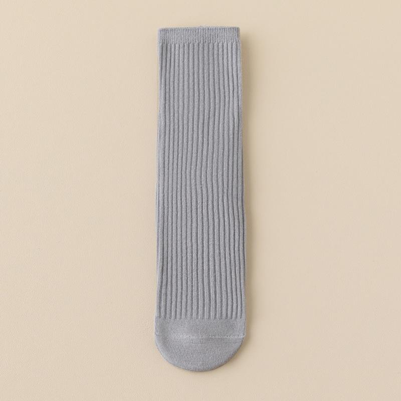 Kids Colorful Striped Knee High Socks 3-10 Years Boys Girls Dance Crew Socks Comfortable Breathable Cotton Tube Socks
