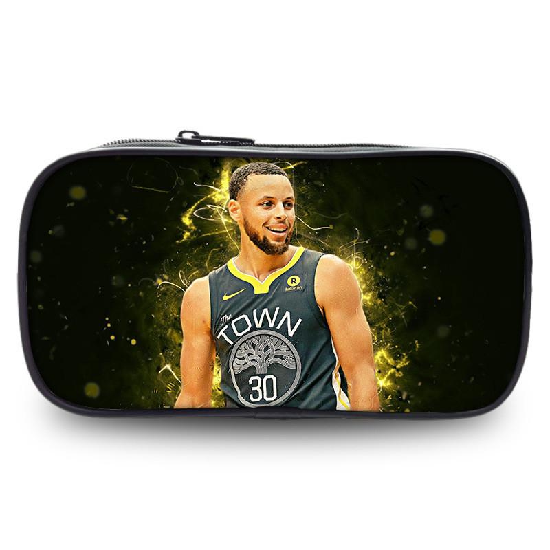 

Nba Allstar Pencil Case Large Capacity Storage Bag With Nylon Material For Students And Office Use чёрный