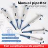 Adjustable Single-Channel Pipette Portable Manual Pipettor 0.1~1000UL Micropipette Laboratory Equipment With Pipettor Tips