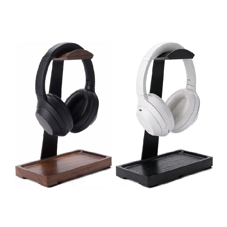 Wooden Headphone Stand Rack Space Saving Desktop Stand Display Earphone Mount Hanger Headset Support Stand Accessories