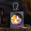 Halloween Decorations Kids - Cute Handheld Gift Box Lantern With Witch Pumpkin Skeleton Scarecrow Figurines