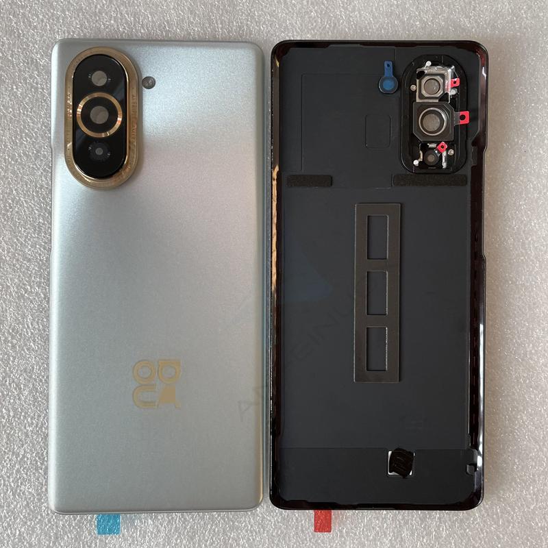 Pentru Nova 10 Capac din spate din sticlă securizată Pentru HW Nova 10 Piese de schimb Capac spate pentru baterie + Cadru pentru cameră