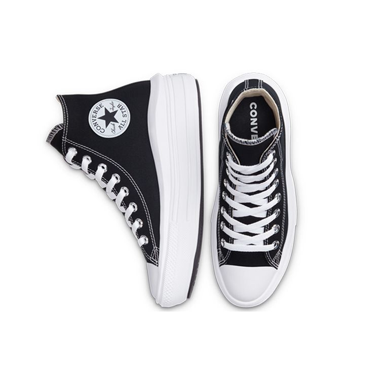Converse Chuck Taylor All Star Move Platform High Dámské Černá Bílá 568497C