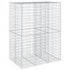 VidaXL Panier gabion avec couvercle 150x100x200 cm fer galvanisé, mur en gabion, mur de soutènement en gabion, clôture en 3295226